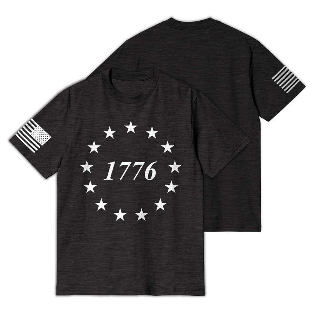 1776 Stars T-Shirt - Patriot Shield Gear
