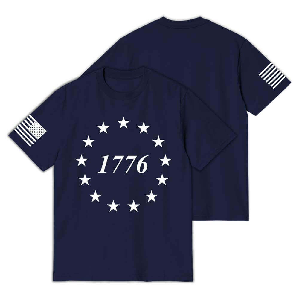 1776 Stars T-Shirt - Patriot Shield Gear